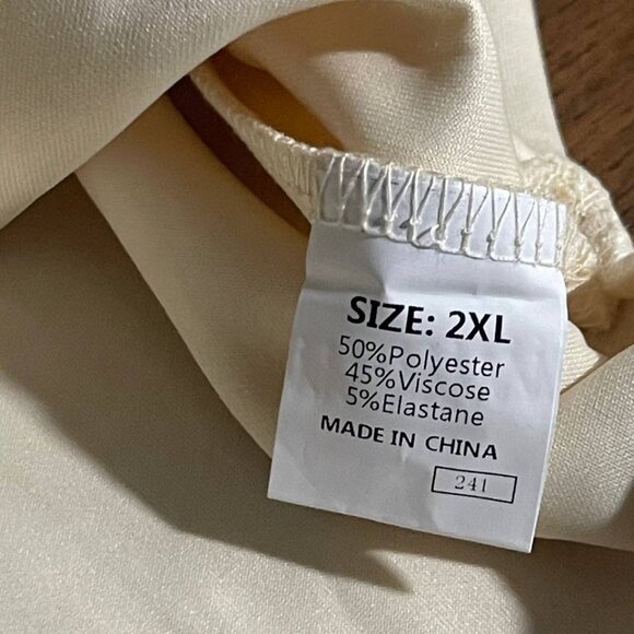 Women's 2 Piece Sweatsuit Oyster Size 2XL - Picture 8 of 8